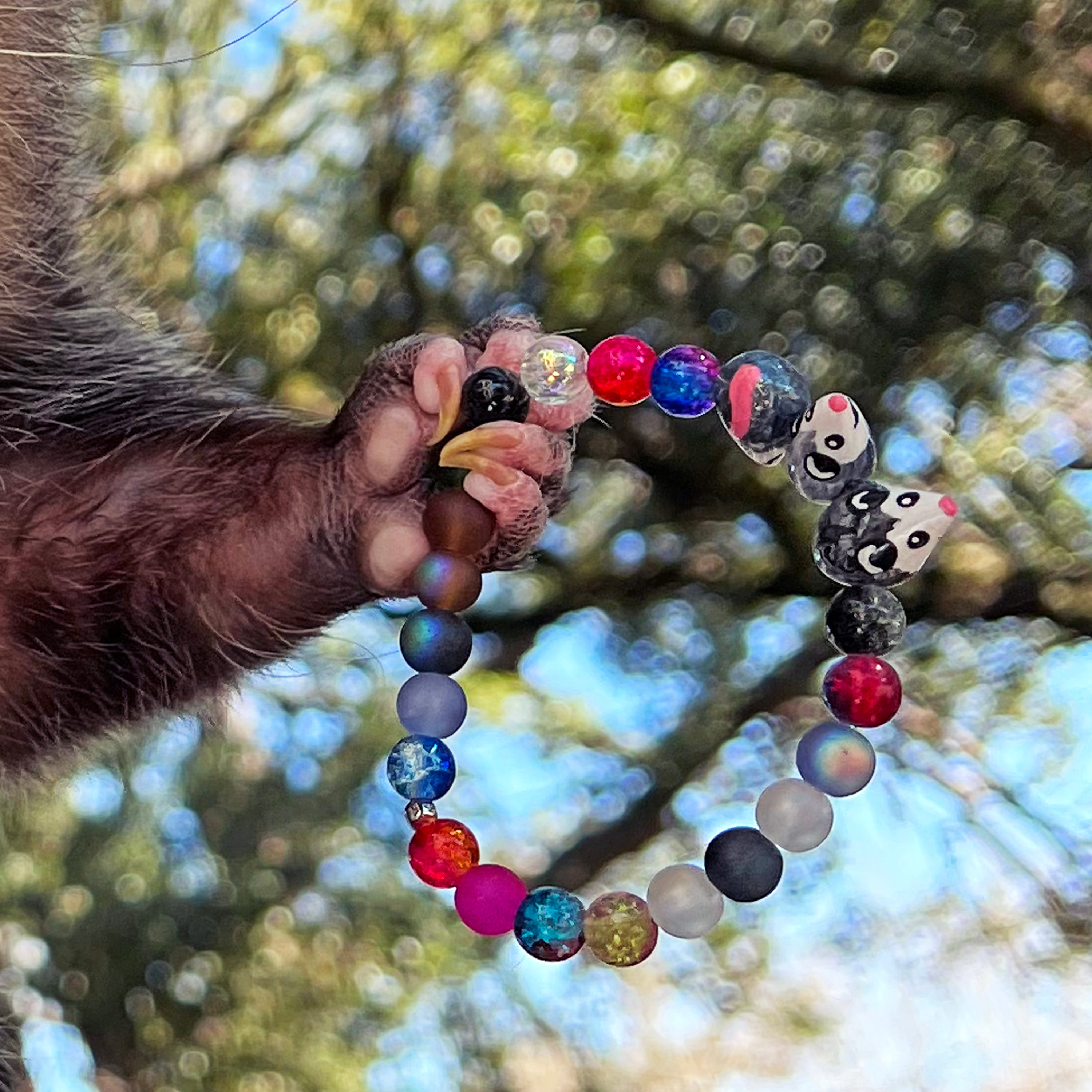 Big Stone Multi Color Bracelet with Adjustable Chain – Enumu
